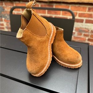 Janie and Jack - Brown Suede Chelsea Boots for toddler